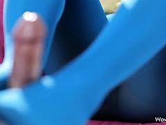 Aprilia cant resist the desire to take his hard cock in her pussy