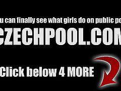 FIRST SPYCAM ON REAL PUBLIC POOL WORLDWIDE! The dream of all voyeurs coming true! Czech girls have no idea they are being spied on! Take a look under their skirts! The best peeping hole in the world!