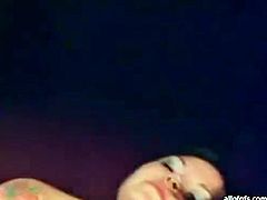 Hussy brunette girlfriend likes it harder and asks her boyfriend to fuck her insatiable cunt without mercy. He pokes her and her big tits bounce in front of his face.
