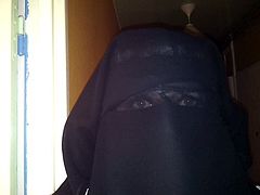 my eyes in niqab