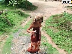 Tiffany is too horny to stop sucking her mans throbbing worm