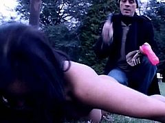 Subspace Land porn performs one another hot BDSM sex video featuring naughty brunette on a leach. She gets her pussy toyed outdoor. This provocative bdsm scenes is well worth seeing.