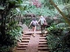 Five sex starving chicks attacks one guy's big dick in exotic jungles. Curvy babes get fucked doggystyle, lick each other's sweaty cunts. It looks amazing!