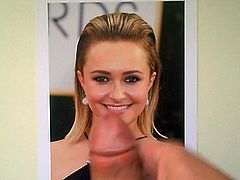 Cum tribute to Hayden Panettiere