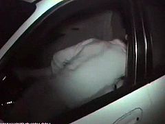 Enjoy this hot voyeur vid where an alluring Japanese brunette gets caught getting fucked in her man's car.