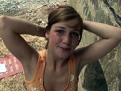 Sweet Anouk I sucks cock and gets ravaged in a nasty POV hardcore session