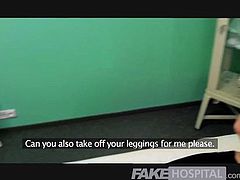 FakeHospital - Blonde tourist gets examined