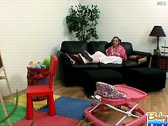 Hot babysitter Riley Shy caught stealing silverware for her