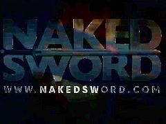 Naked Sword brings you a spectacular free porn video where you can see how a horny blonde hunk gives his friend a great blowjob while assuming some very interesting poses.