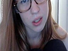 Enjoy solo masturbation show with young redhead in raw action