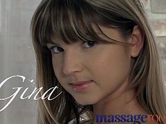 Russian girl gina sexually satisfied by a masseur