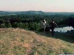 Alice in Wonderland has a crush on a guy, who she tries to please with her innocent mouth and her pussy. She succeeds and then they stay together and run to a castle.