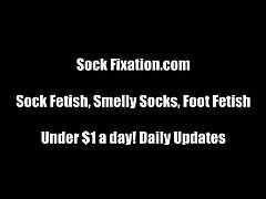 Sock Fixation brings you a hell of a free porn video where you can see how these gorgeous dommes provoke you with their socks while assuming very interesting poses.
