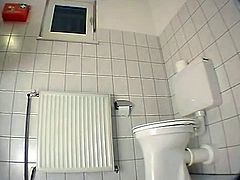 Spy cam in the office toilet