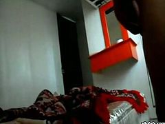 Luscious Indian girlfriend takes hard dick in her snatch from behind. Horny desi pounds her deep and rough. The quality of amateur video isn't good enough but the content is damn hot.