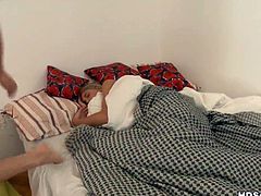 Filthy and kinky whore wakes up and gets drilled hard in the morning by her big boyfriend. Watch in steamy HD Sex 18 xxx clip.