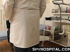 Real vagina exam clinic spy cam