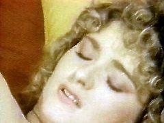 Curly haired free wheeling sex doll with giant tits rested doggy position in bed and employed her hot fingers to make her kitty feel good. Look at this lusty babe in The Classic Porn sex video!