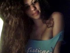 shy babe 1st time on cam