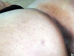 Nasty slut Kira B cant live a day without taking guys erect cock in her love tunnel