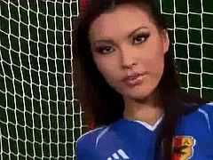 Agy - cute Mongolian goalkeeper, non porn