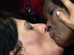 Top interracial lesbian game between two lovely hot ladies