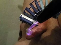 Torture my slaves cock and balls!!