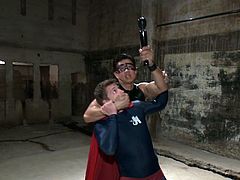 Check out these horny epic superheroes fighting for a magi wand. One got tied up and must be ready to get his super tight asshole fucked!