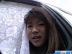 Make sure you don't miss this sexy Asian teenie getting banged in a van. Watch as she spreads legs for these horny guys, who can't stop fucking her tight snatch.