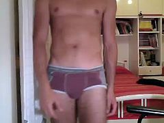 Anonymous hot guy jerks off and cums like