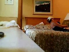 My kinky mom fingering on bed . Hidden cam