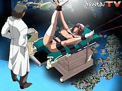 Have a good time watching this anime video where disgusting shit happens! This babe gets mistreated by a nasty doctor who likes her fluids a lot!