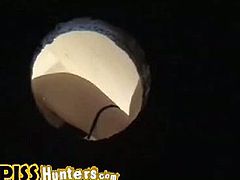 Peeping fetish guys loves the idea of installing hidden camera on a cesspool. Mission success as they caught multiple twats pissing on the hole into their cam.