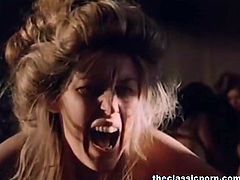 The Classic Porn brings you an amazing free vintage hardcore video where you can see how some horny escaped convicts bang a slut in the barn while other two watch.