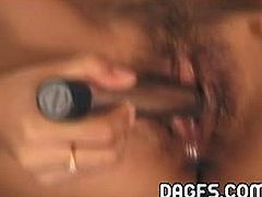 Real Asian Exposed brings you a hell of a free porn video where you can see how a luscious Asian bitch dildos her wet pink cunt into heaven while assuming very interesting poses.