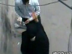 This chick with big appetite for sex meets the guy on the street and gets fucked doggystyle on the street. Have a look at this babe in The Indian Porn sex video.
