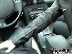 My Best Fetish brings you a hell of a free porn video where you can see how a hot brunette gives a great pov handjob in the car while getting ready to be even nastier.