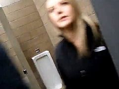 Restroom Blowjob