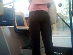 Spy ass on bus