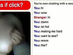 Omegle - big boob flash