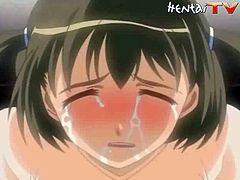 Anime XXX video with a flexible girl. She gets tied up by some guy. He also fixes clothespins to her nipples. She blows a cock and gets fucked rough from behind.