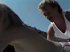 Sex hungry dude agreed to eat that saggy wet pussy from behind. That fair haired bitch promised to blow his staff cock afterwards...Have a look at that steamy sex in The Classic Porn sex video!