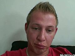 Horny Czech dude is ready to bang his girlfriend's horny mom. She gets on her knees to blow his meaty rod and soon he was banging her old cunt in the spoon.