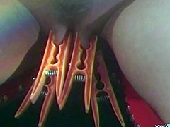 Get a load of this hot BDSM clip where this sexy blonde is tortured by her smoking hot mistress as you fall in love with both of their bodies.