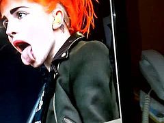 Cum hot on Hayley Williams