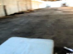 Bella Cole strokes cock harder and faster until man busts a nut
