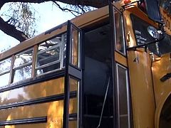 Going to campus need not be boring as these lustful teen couple enjoys hardcore fucking inside the school bus for nasty fun.