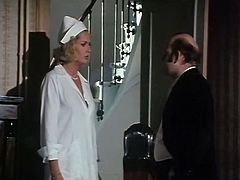 That fuck starving man lied in bed without any motions. He waited for his busty blond nurse to treat him with good deep throat. Look at that insatiable lassie in The Classic Porn sex clip!