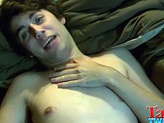 Tasty Twink brings you a hell of a free porn video where you can see how this sexy twink sucks cock pov style and masturbates while assuming some very hot poses.