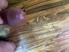 Cumming right onto the floor